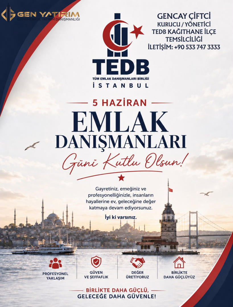 5 Haziran Emlak Danışmanları Günü Kutlu Olsun!